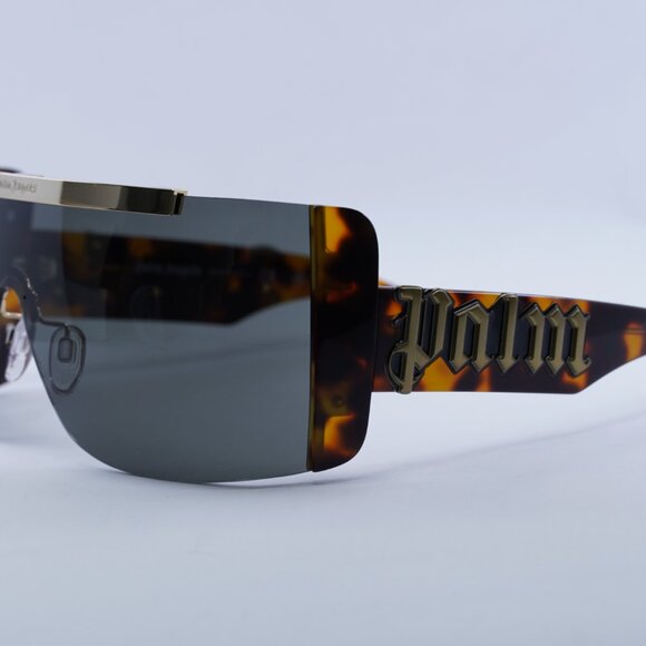 Final Price! Palm Angels PERI032 LOS ANGELES 6007 Havana/Gold Sunglasses - Picture 5 of 12